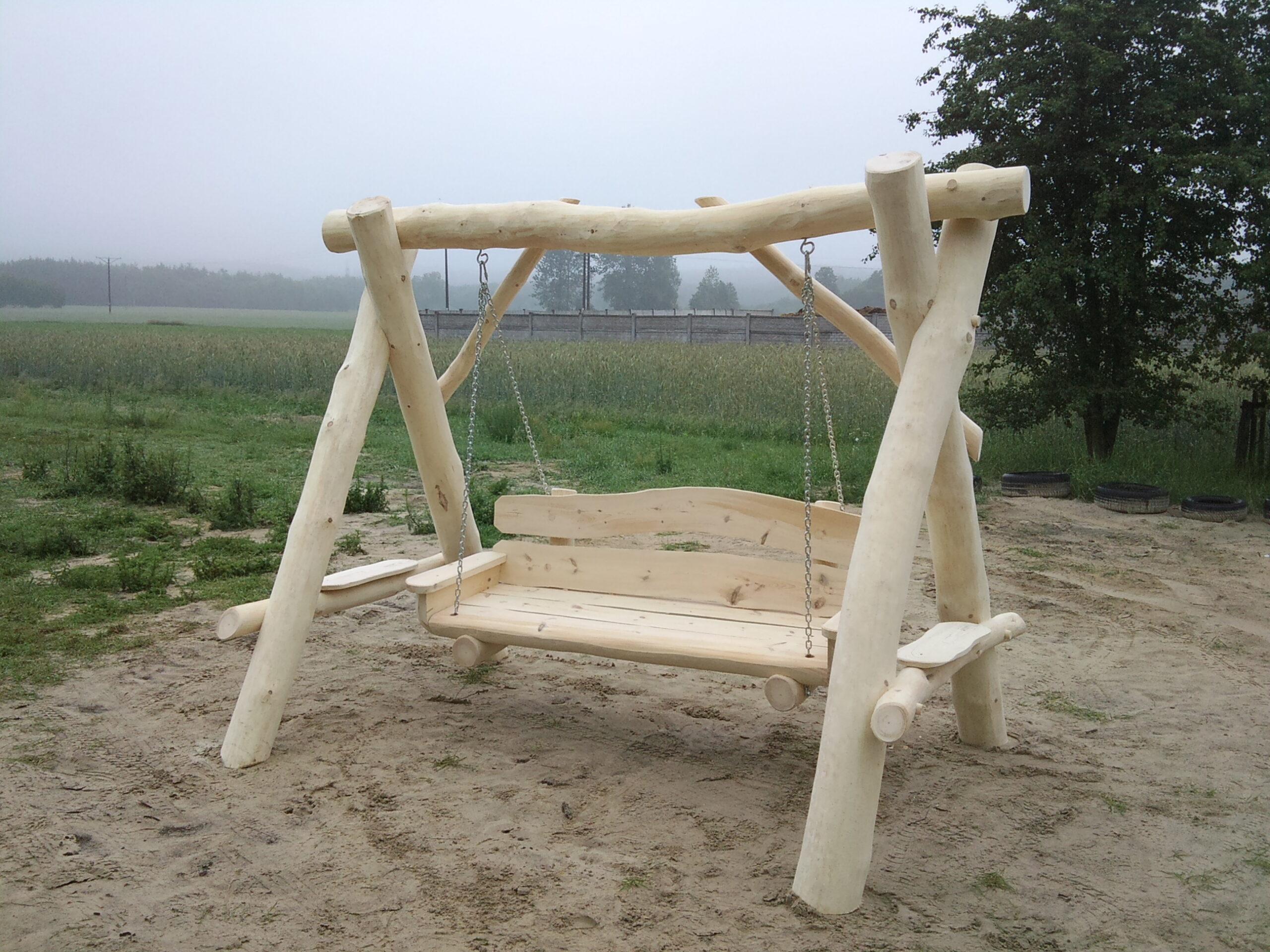 Huśtawka ogrodowa drewniana, Tartak Darul Tuliszków