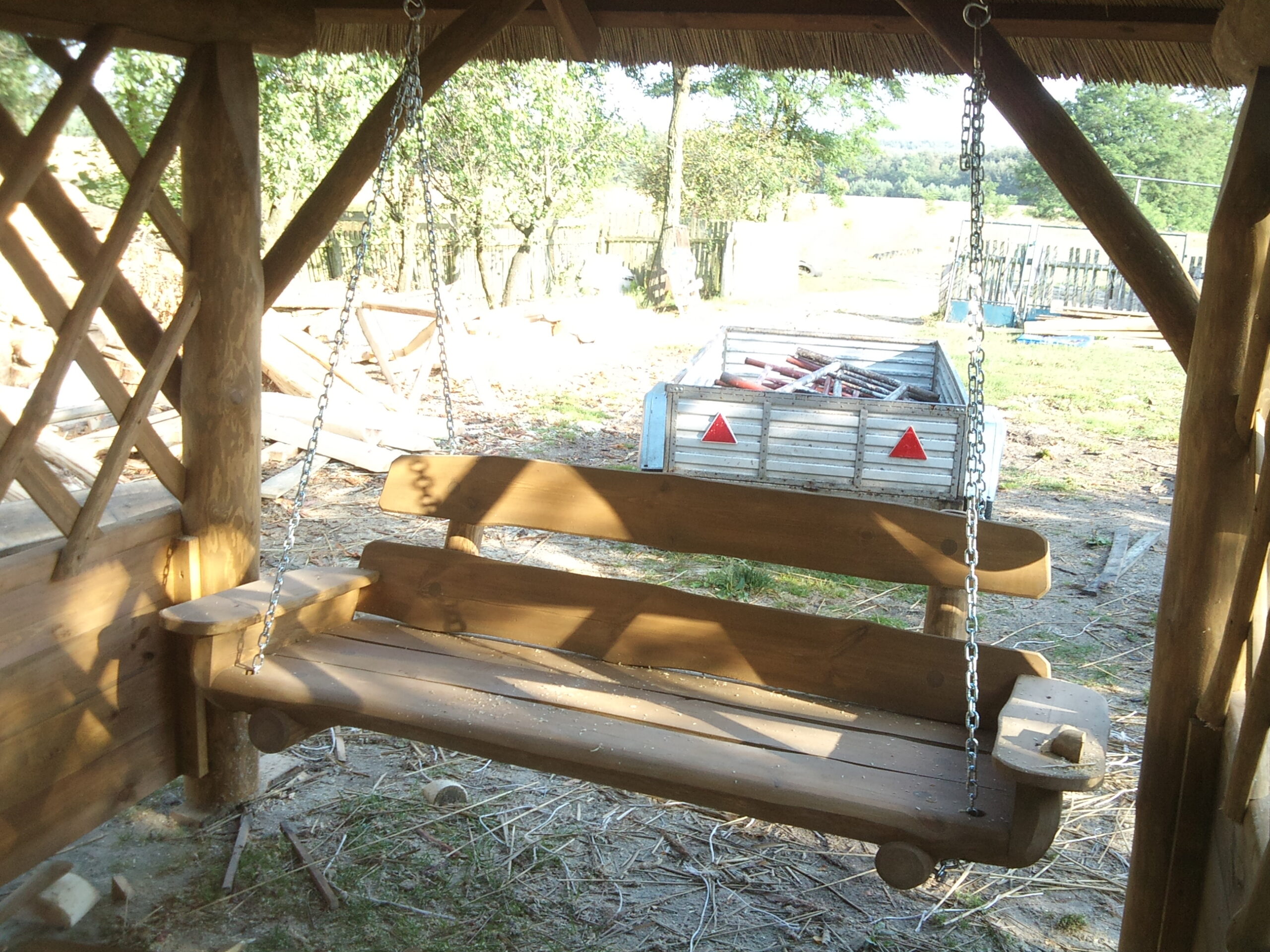 Huśtawka ogrodowa drewniana, Tartak Darul Turek