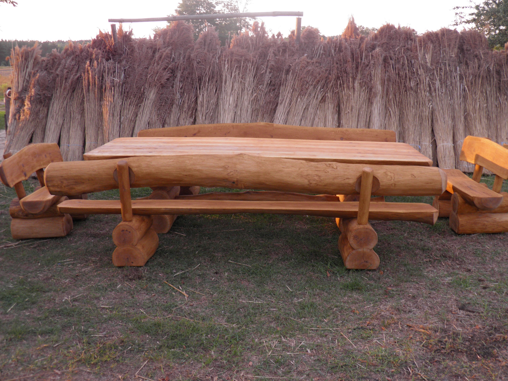 Komplet ogrodowy z drewna sosnowego, Tartak Darul