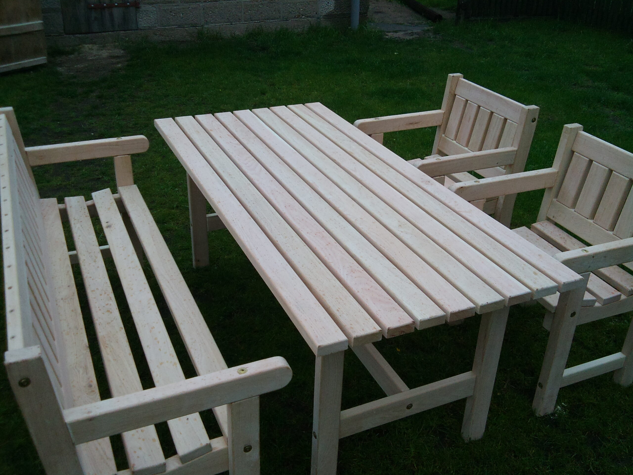 Meble ogrodowe drewniane, tartak Tuliszków