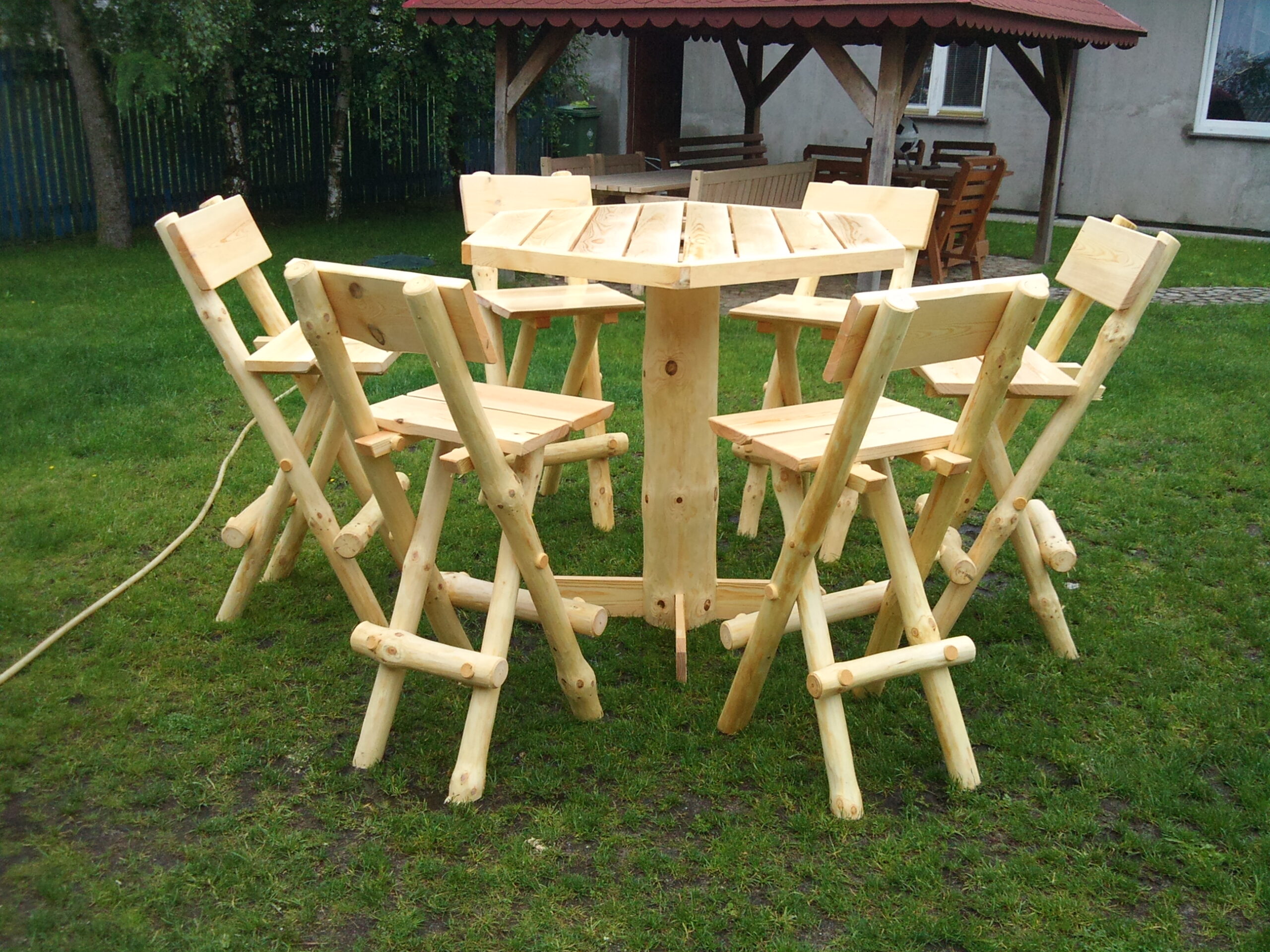 Zestaw ogrodowy z drewna, Tartak Darul Turek